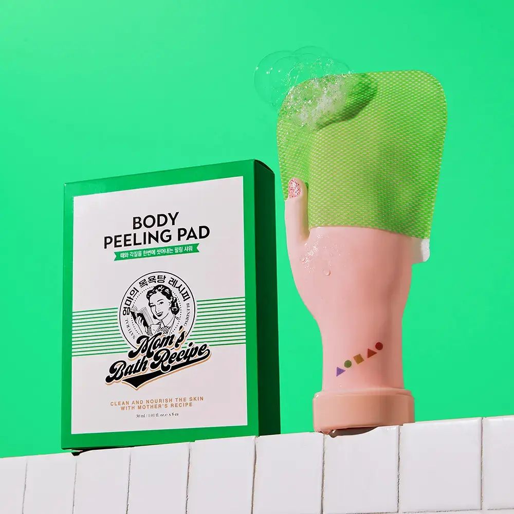 [520만장판매] 엄마의목욕탕레시피 바디필링패드 8매입 (오리지널/스트롱/트러블케어)